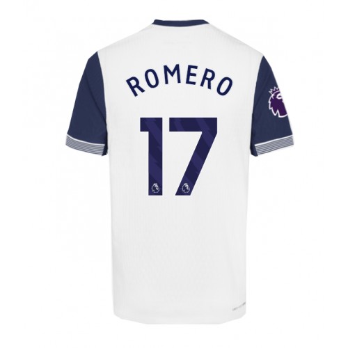 Fotballdrakt Herre Tottenham Hotspur Cristian Romero #17 Hjemmedrakt 2024-25 Kortermet